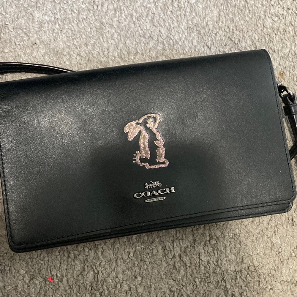 SELENA FOLDOVER CROSSBODY CLUTCH WITH BUNNY